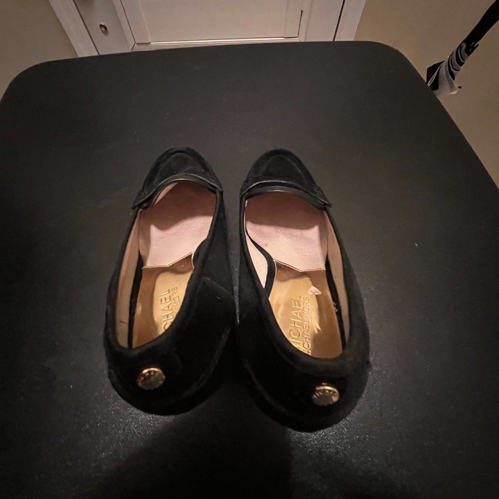 Michael Kors Rory loafer wedge pump size 8 black - Picture 5 of 11
